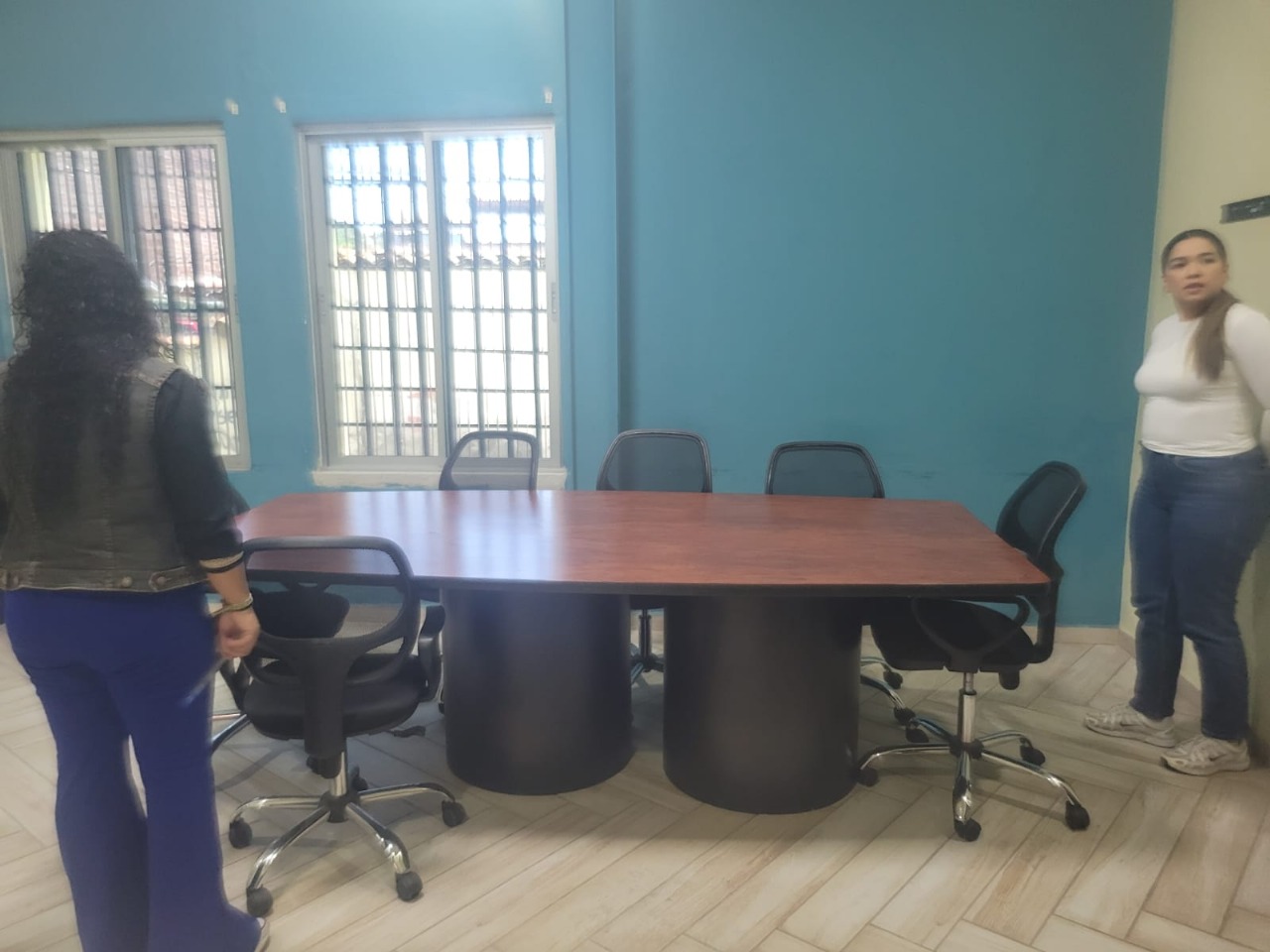 Sala de Reuniones de la Biblioteca en reparación